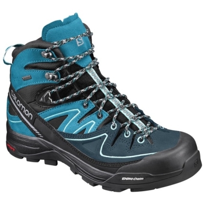 Men's Salomon X ALP MID LTR GTX W Hiking Boots Blue / Black | US-EMPT643