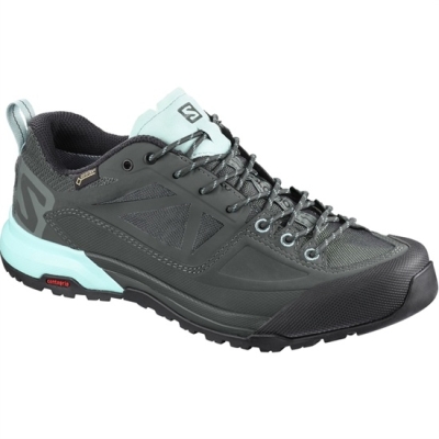 Men's Salomon X ALP SPRY GTX W Hiking Boots Light Blue / Black | US-VITE537