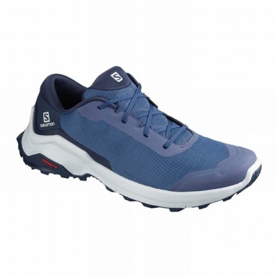 Men's Salomon X REVEAL Hiking Shoes Navy / Navy | US-GUXR745