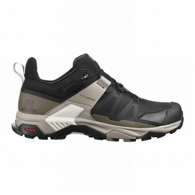 Men's Salomon X ULTRA 4 GORE-TEX Hiking Shoes Black | US-ZRCK730