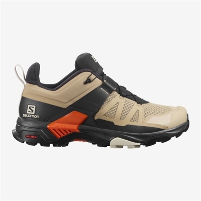 Men's Salomon X ULTRA 4 Hiking Shoes Beige | US-NROU620