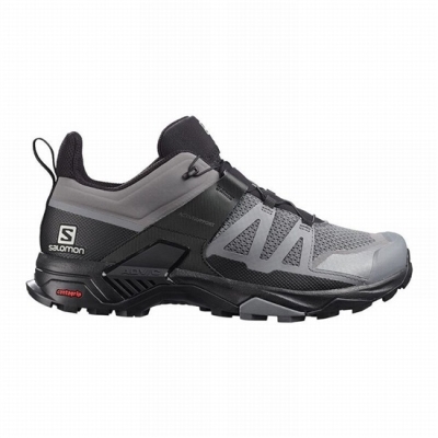 Men's Salomon X ULTRA 4 Hiking Shoes Black | US-POQK507