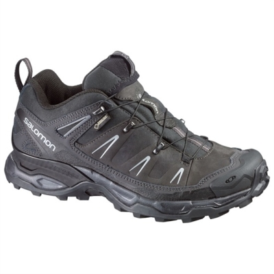 Men's Salomon X ULTRA LTR GTX Hiking Shoes Black | US-YNBO804