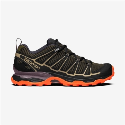 Men's Salomon X-ULTRA Sneakers Olive | US-UVOW736