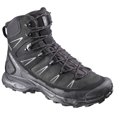 Men's Salomon X ULTRA TREK GTX Hiking Shoes Black | US-ZHDJ356