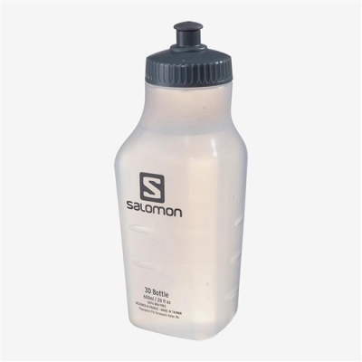 Women's Salomon 3D BOTTLE 600ML Packs White | US-JYGB875