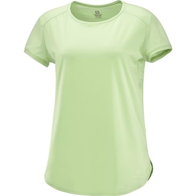 Women's Salomon COMET BREEZE W T Shirts White | US-QDAO460