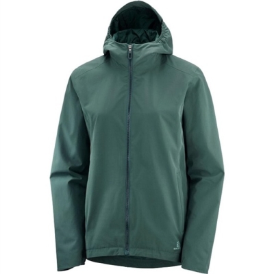 Women's Salomon COMET WP JKT W Jackets Green | US-CTYJ725