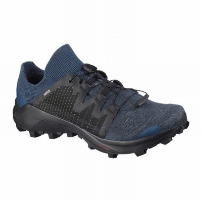 Women's Salomon CROSS W /PRO Trail Running Shoes Navy / Black | US-TVLW257