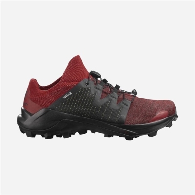 Women's Salomon CROSS W /PRO Trail Running Shoes Red / Black | US-WRJE368