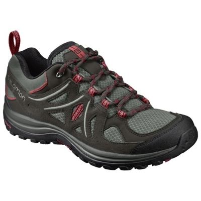 Women's Salomon ELLIPSE 2 AERO W Hiking Shoes Black / Silver | US-EDSH752