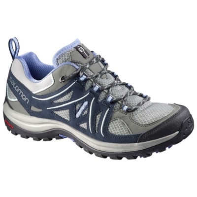 Women's Salomon ELLIPSE 2 AERO W Hiking Shoes Navy / Silver | US-MWBU590