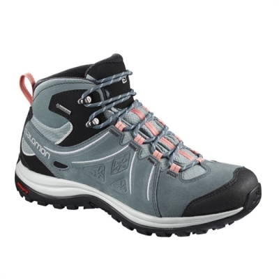 Women's Salomon ELLIPSE 2 MID LTR GTX W Hiking Shoes Light Turquoise / Black | US-FNUK718