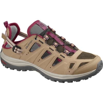 Women's Salomon ELLIPSE CABRIO Running Shoes Brown | US-SLBC259