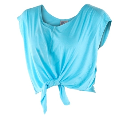 Women's Salomon GET REAL TOP W T Shirts Blue | US-LMNO314