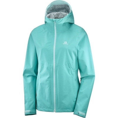 Women's Salomon LA COTE FLEX 2.5L JKT W Jackets Turquoise | US-LUMZ359