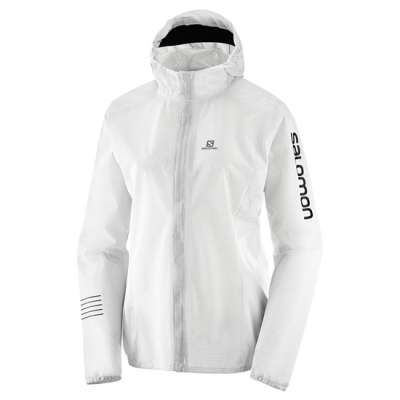 Women's Salomon LIGHTNING RACE WP JKT W Jackets White | US-VSYK691