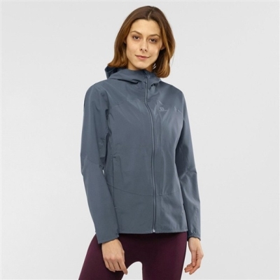 Women's Salomon OUTLINE Jackets Black | US-HMTZ167