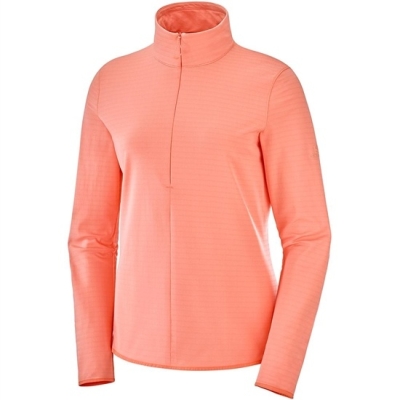 Women's Salomon OUTRACK HZ W Midlayers Coral | US-XDEQ329