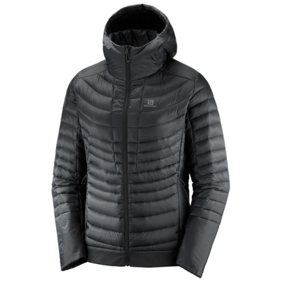 Women's Salomon OUTSPEED DOWN JKT W Jackets Black | US-WPLH153