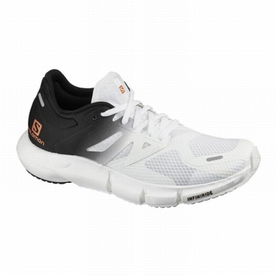 Women's Salomon PREDICT 2 Running Shoes White / Black | US-LYVG489