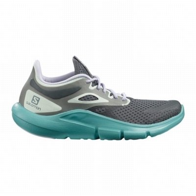 Women's Salomon PREDICT MOD Road Running Shoes Dark Green / Purple | US-DIHP841