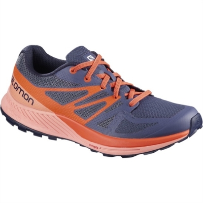 Women's Salomon SENSE ESE W Trail Running Shoes Orange / Dark Lavender | US-ZVNQ325