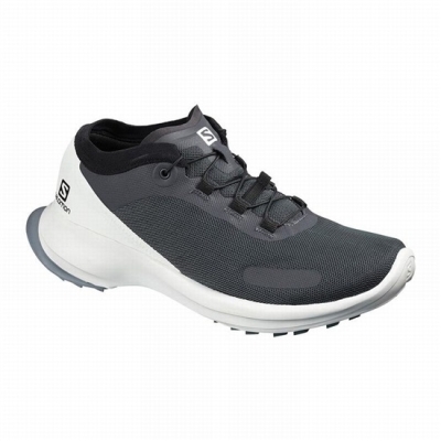 Women's Salomon SENSE FEEL W Trail Running Shoes Grey / White | US-UELW301