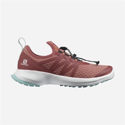 Women's Salomon SENSE FLOW 2 Trail Running Shoes Dark Red / White | US-VDWB037