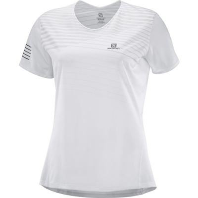 Women's Salomon SENSE W T Shirts White | US-NWTA623