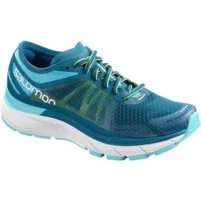 Women's Salomon SONIC RA MAX W Running Shoes Light Turquoise | US-EQNI231