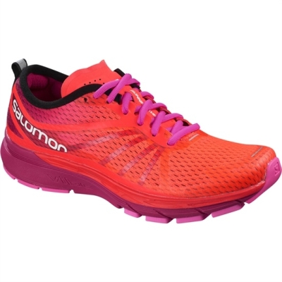 Women's Salomon SONIC RA PRO W Running Shoes Orange | US-BVCF673