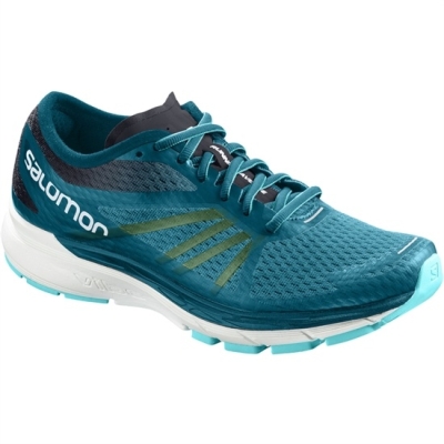 Women's Salomon SONIC RA PRO W Running Shoes Turquoise | US-WKYV628