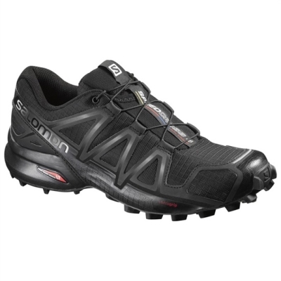 Women's Salomon SPEEDCROSS 4 W Trail Running Shoes Black | US-UJHY456