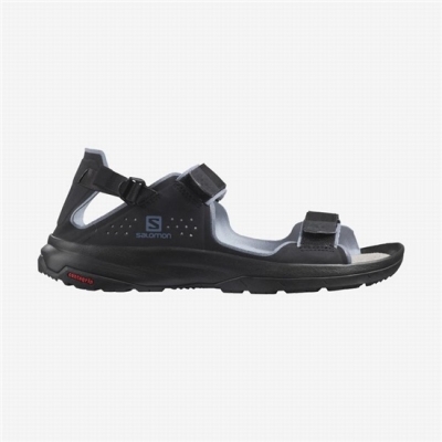 Women's Salomon TECH FEEL Sandals Black / Grey | US-MCYJ519