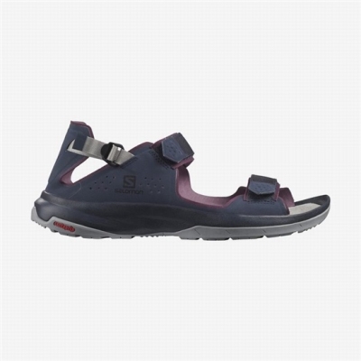 Women's Salomon TECH FEEL Sandals Navy | US-AIMN285