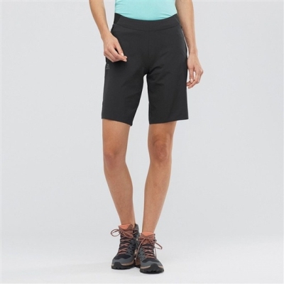 Women's Salomon WAYFARER PULL ON Shorts Black | US-XATK170