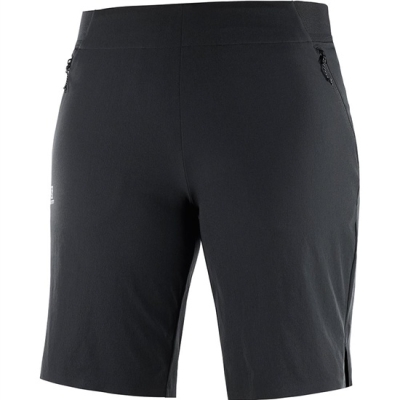 Women's Salomon WAYFARER PULL ON W Shorts Black | US-JYRA724