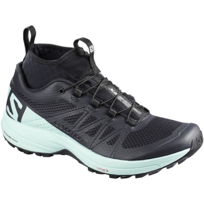 Women's Salomon XA ENDURO W Trail Running Shoes Black / Light Blue | US-XLFY150