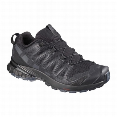 Women's Salomon XA PRO 3D V8 Hiking Shoes Black | US-ICVK837