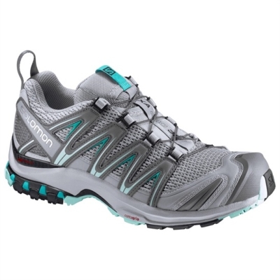 Women's Salomon XA PRO 3D W Trail Running Shoes Silver | US-QKWO830