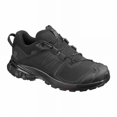 Women's Salomon XA WILD Trail Running Shoes Black | US-GCRW568