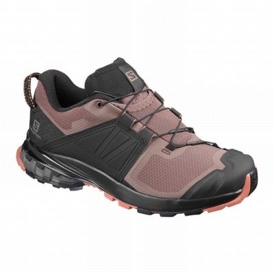 Women's Salomon XA WILD Trail Running Shoes Black | US-NIMG348