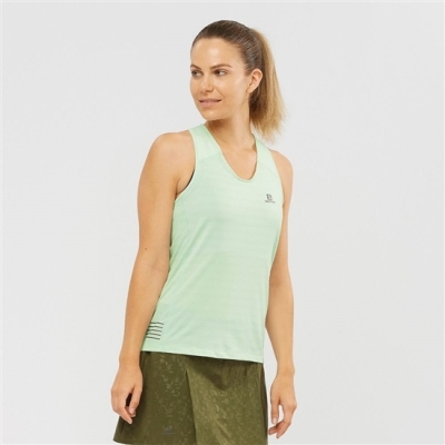 Women's Salomon XA W Tank Blue | US-IDOV253