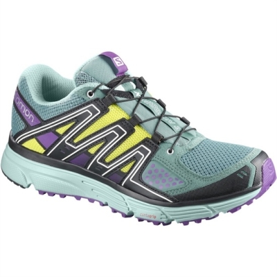 Women's Salomon X-MISSION 3 W Trail Running Shoes Light Turquoise | US-DYZR987