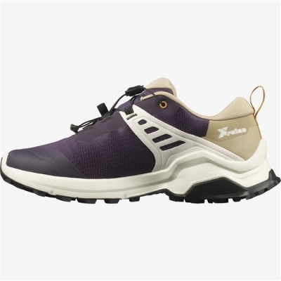 Women's Salomon X RAISE Hiking Shoes Purple | US-CJWN142