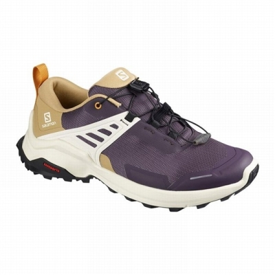 Women's Salomon X RAISE Hiking Shoes Purple | US-MOYG061