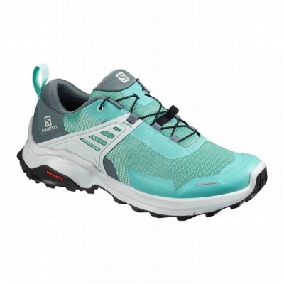 Women's Salomon X RAISE Hiking Shoes Turquoise | US-IMWP852