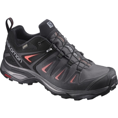 Women's Salomon X ULTRA 3 GTX W Hiking Shoes Black | US-UMSE659