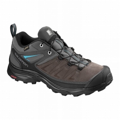 Women's Salomon X ULTRA 3 LTR GTX W Hiking Shoes Grey | US-WLPK043